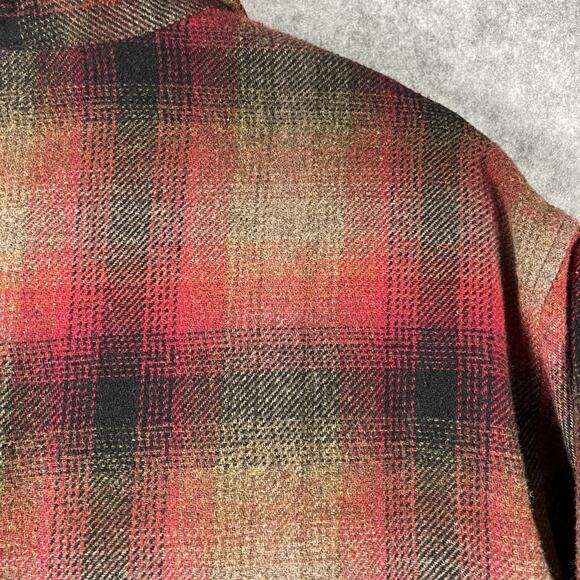 Vintage GAP CPO Jacket Shacket Mens Medium Wool Blend Lined Quilted Lumberjack - Picture 14 of 14